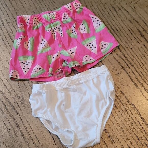 18-24 month pj shorts and diaper cover🤍 - Picture 5 of 5